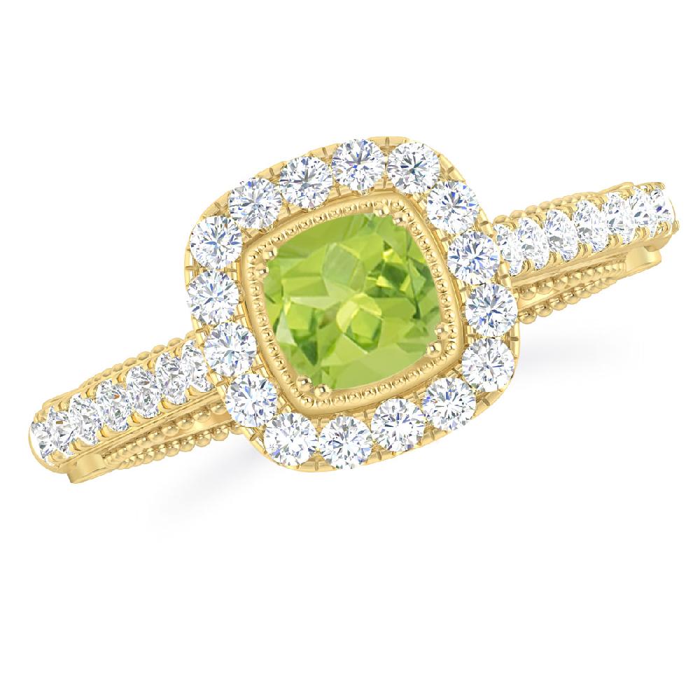 Yellow Gold - Peridot