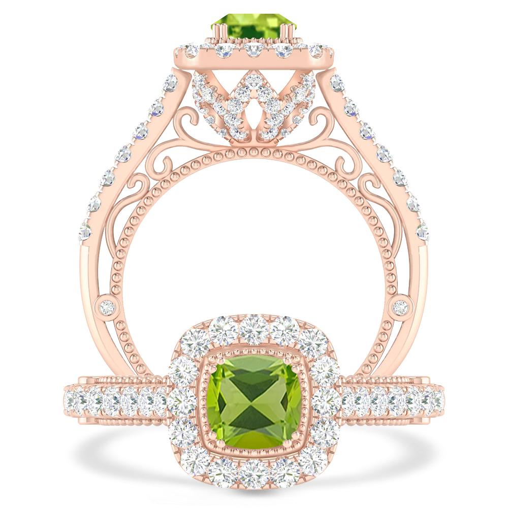 Rose Gold - Peridot