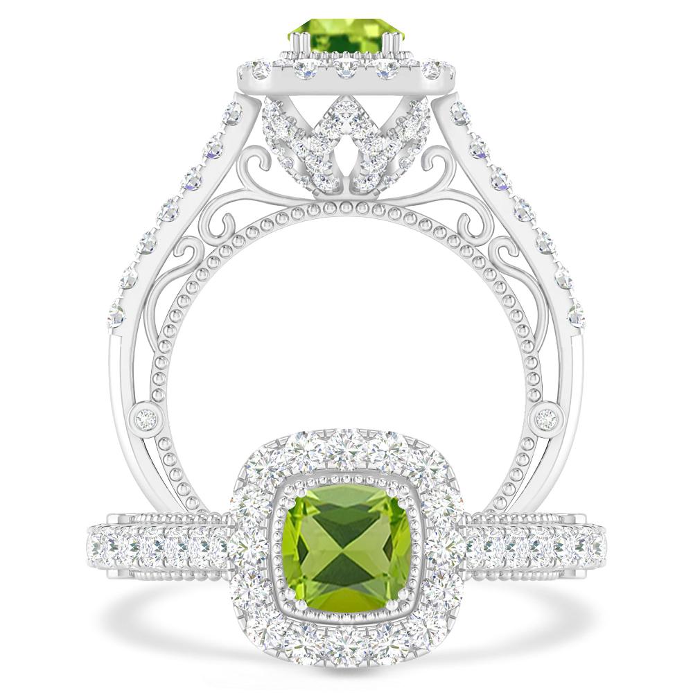 White Gold - Peridot