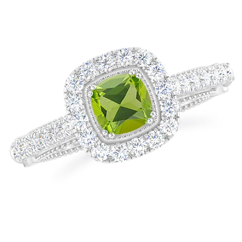 White Gold - Peridot