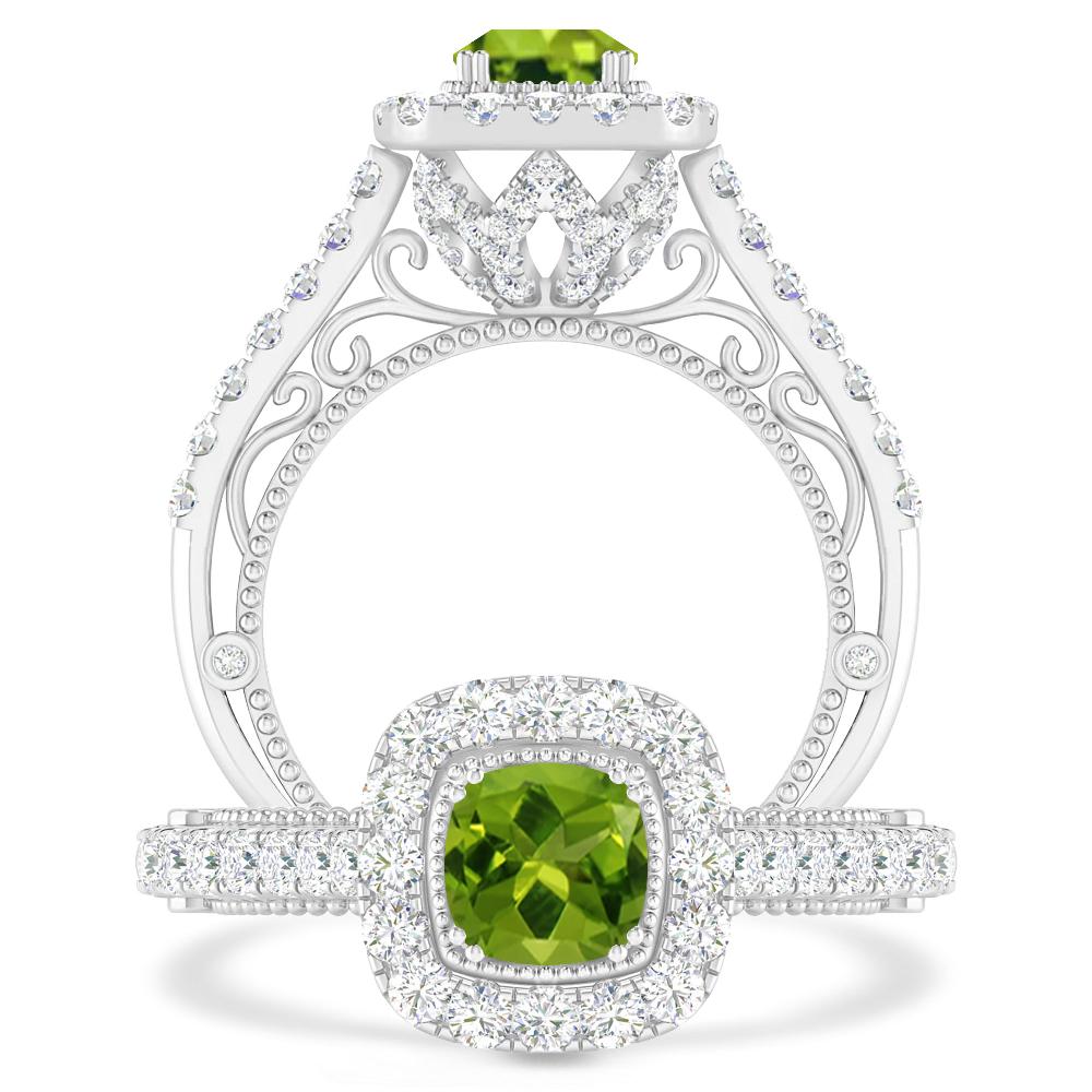White Gold - Peridot