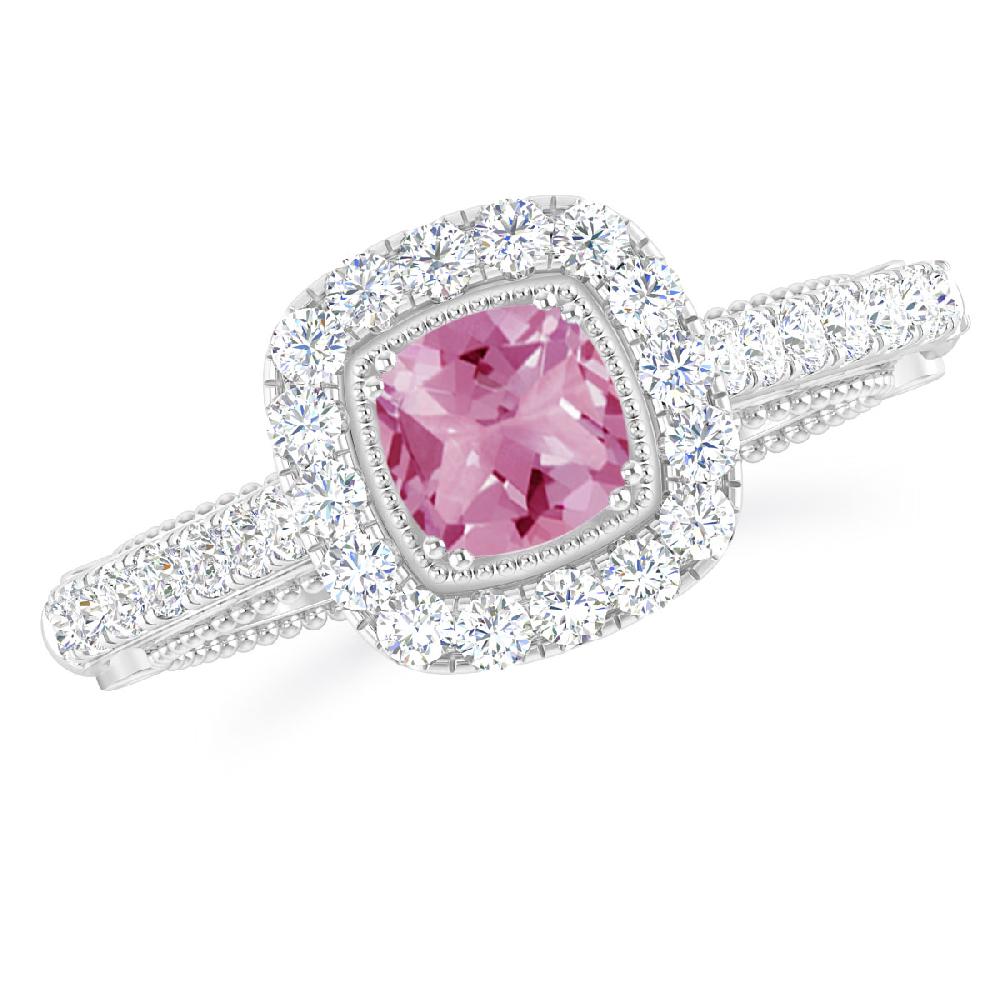 White Gold - Pink Tourmaline