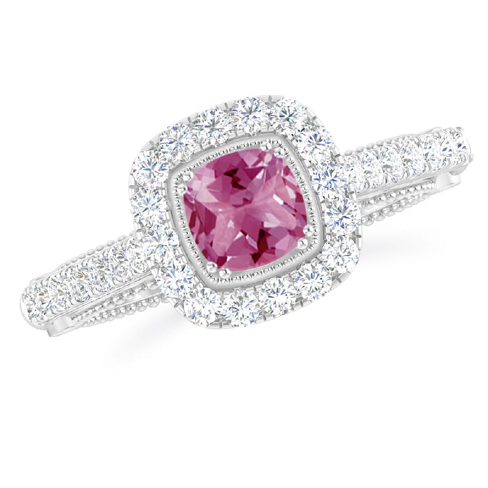 White Gold - Pink Tourmaline