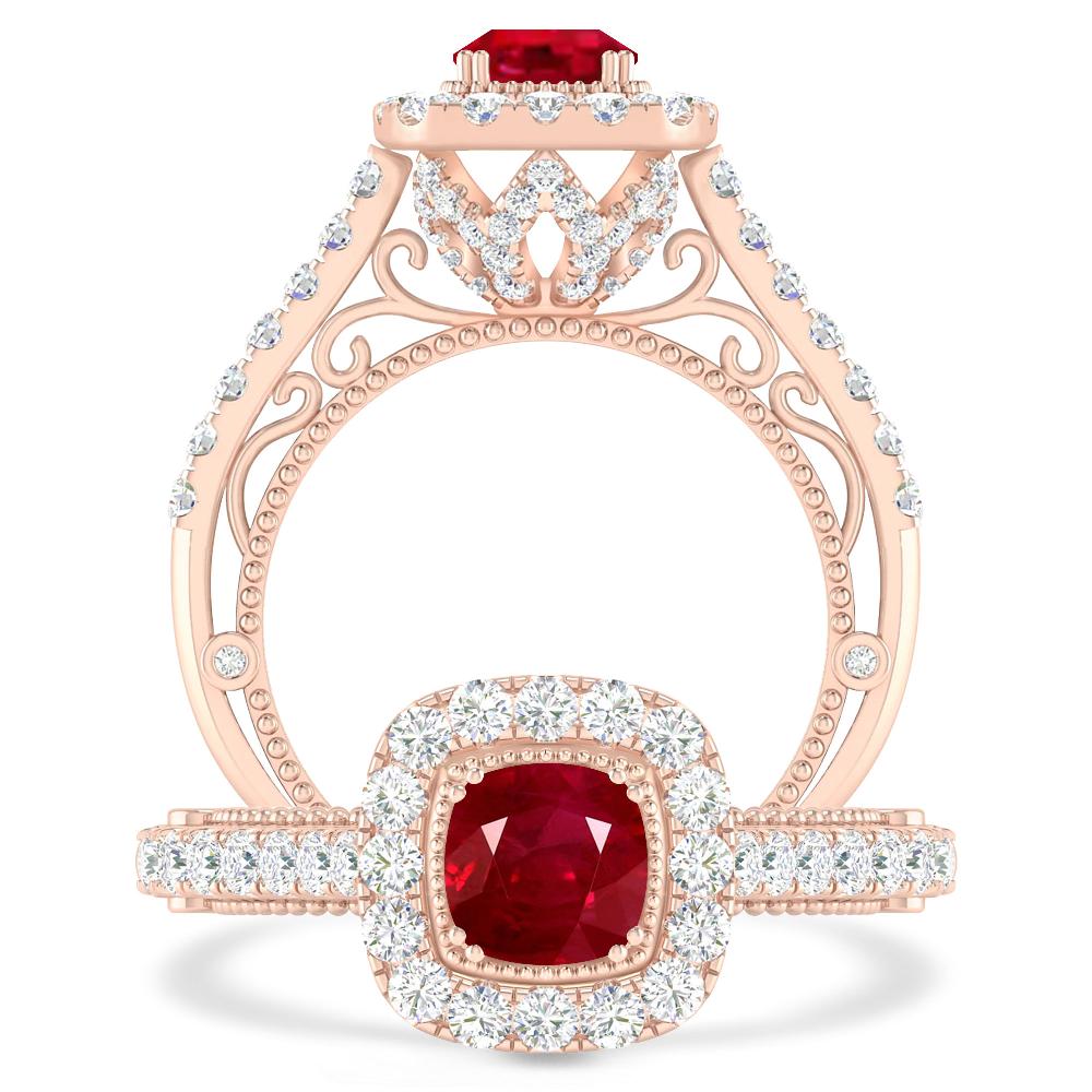 Rose Gold - Ruby