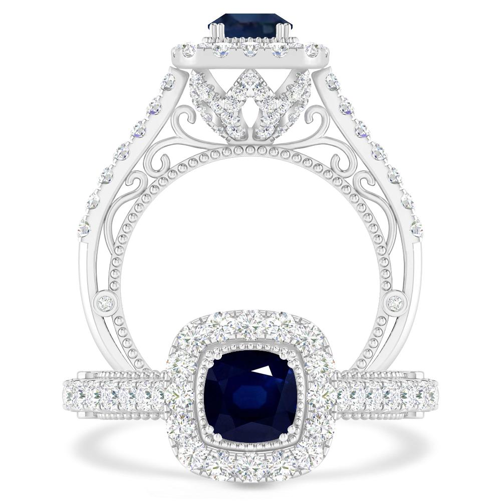 White Gold - Sapphire