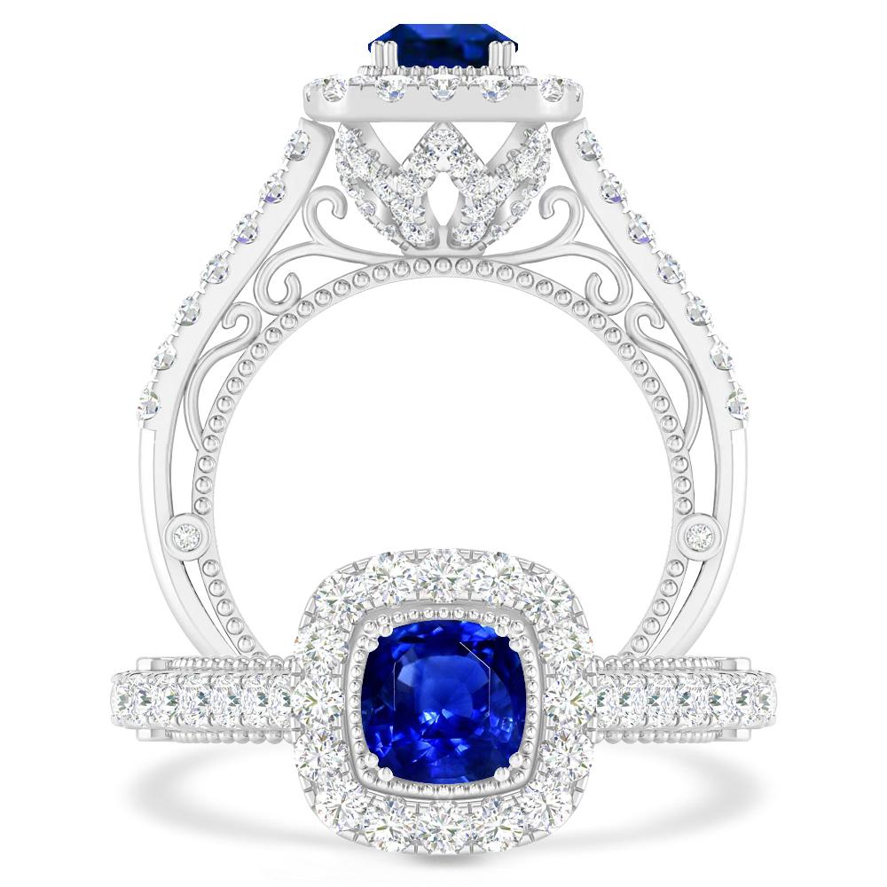 White Gold - Sapphire