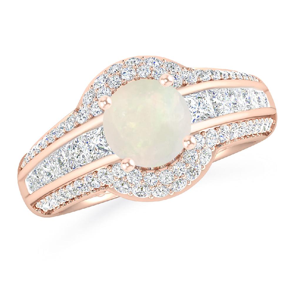 Rose Gold - Opal