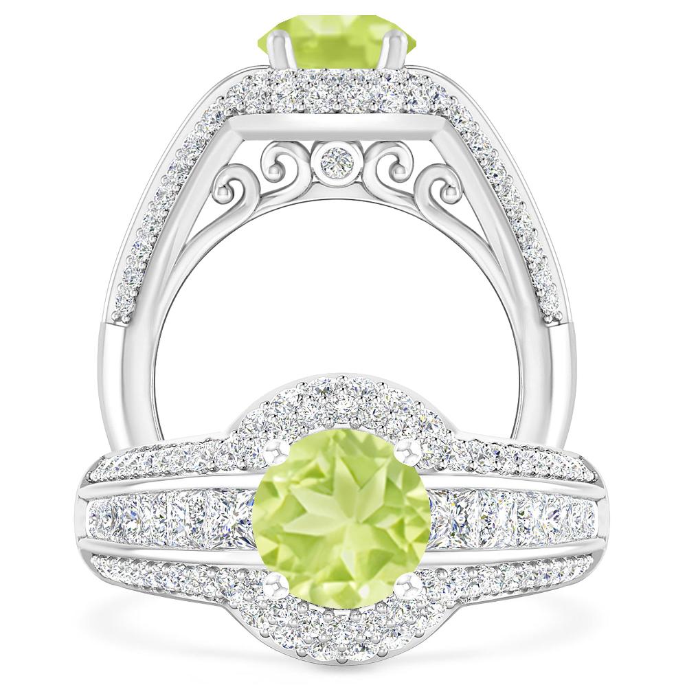 White Gold - Peridot