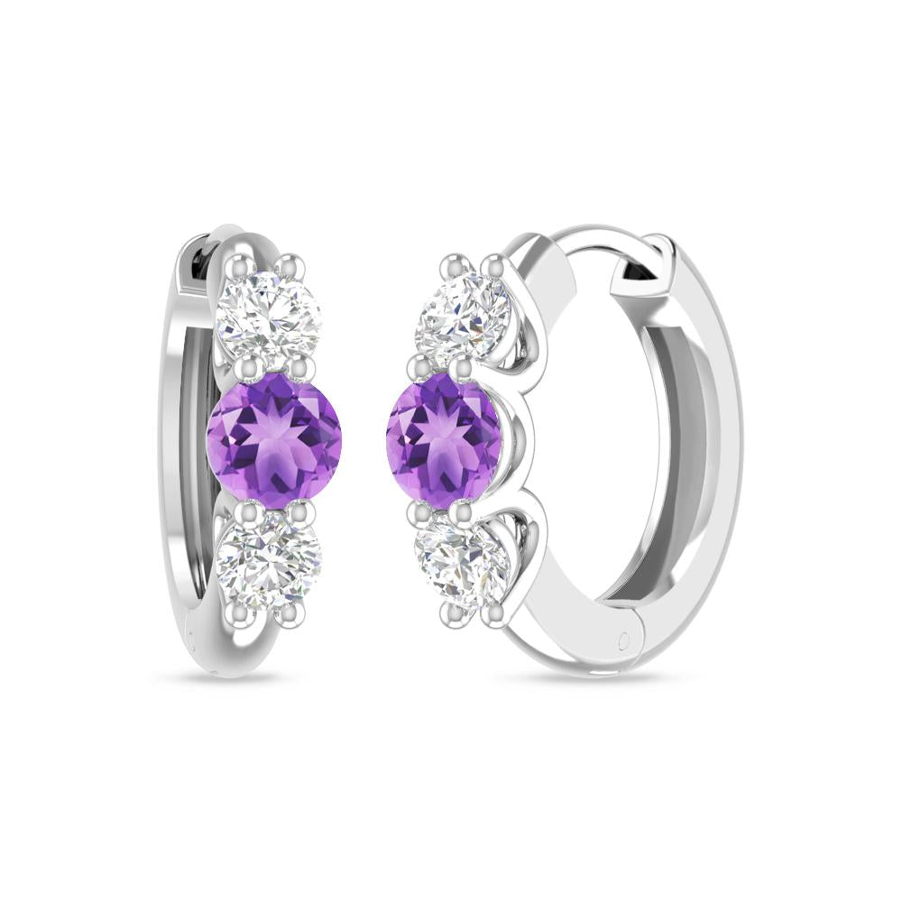 White Gold - Amethyst
