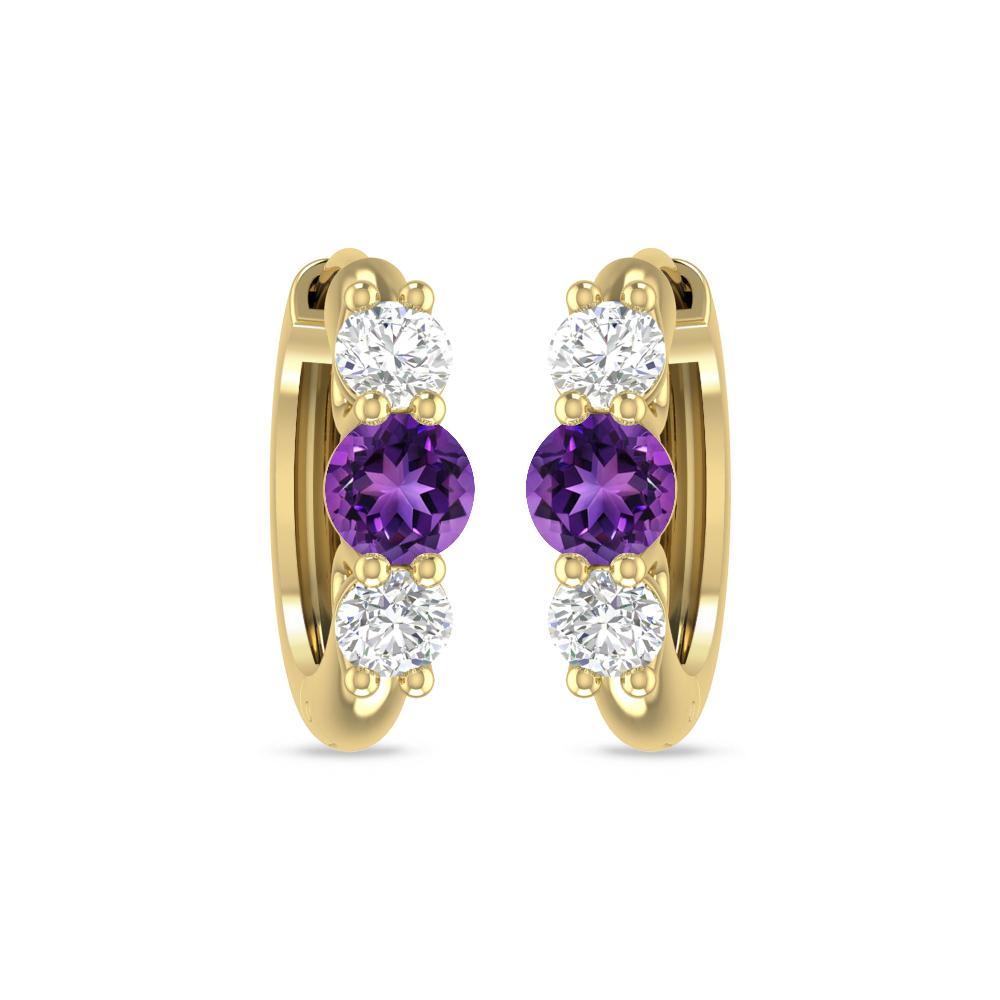 Yellow Gold - Amethyst