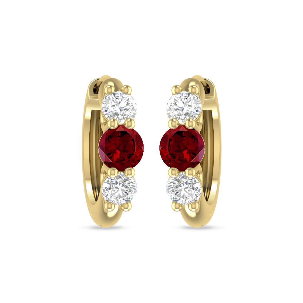 Yellow Gold - Garnet