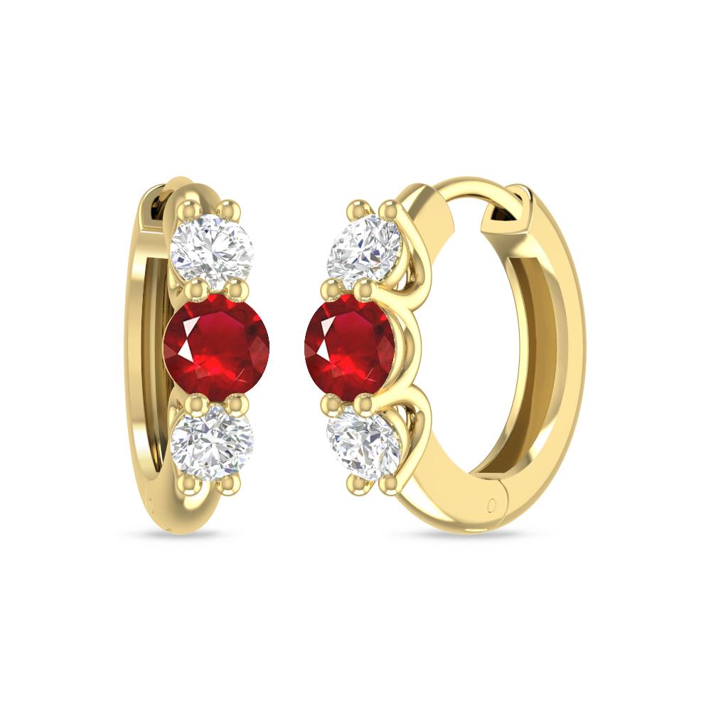 Yellow Gold - Ruby