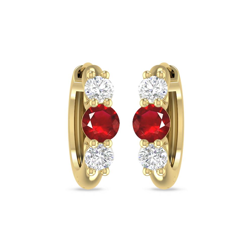Yellow Gold - Ruby