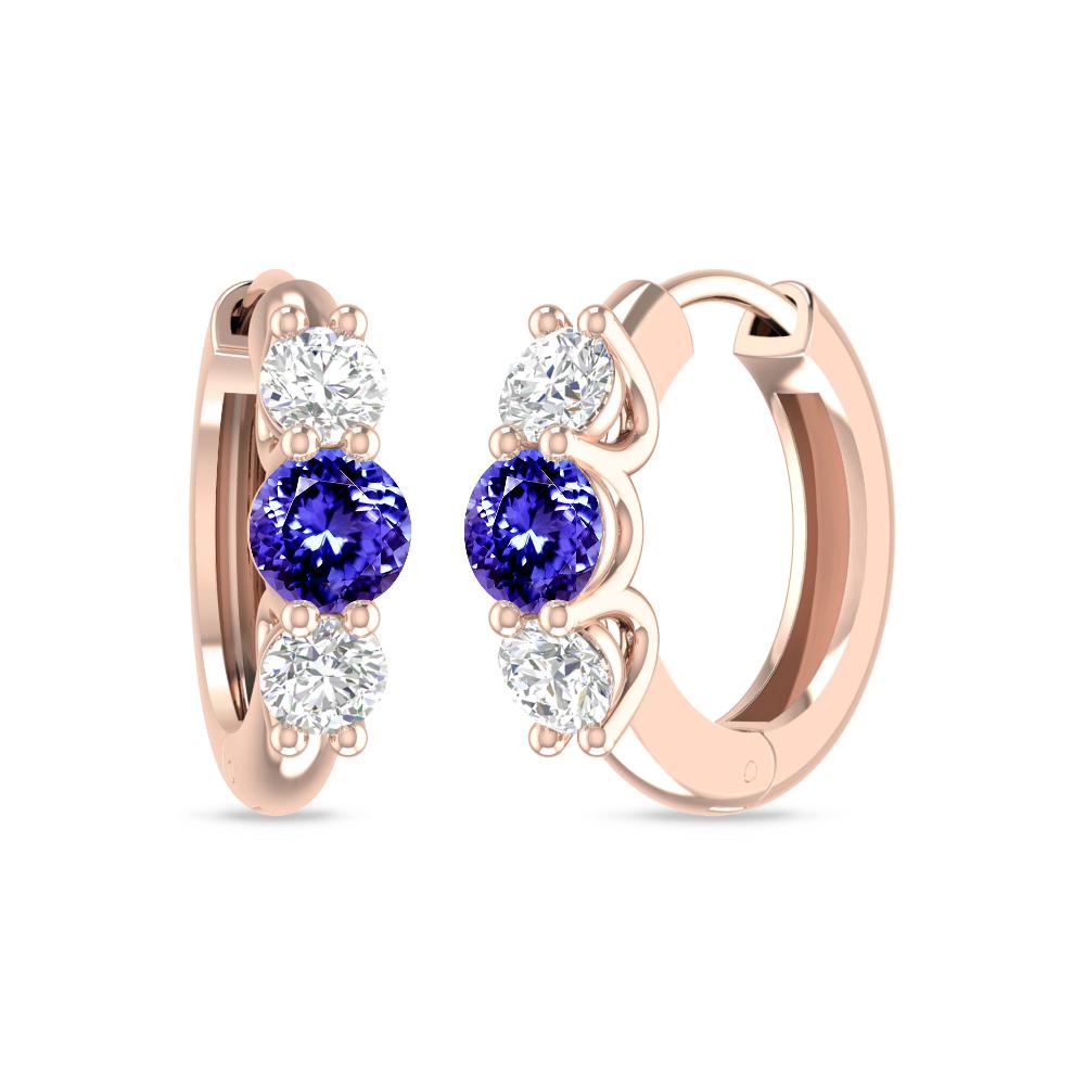 Rose Gold - Tanzanite