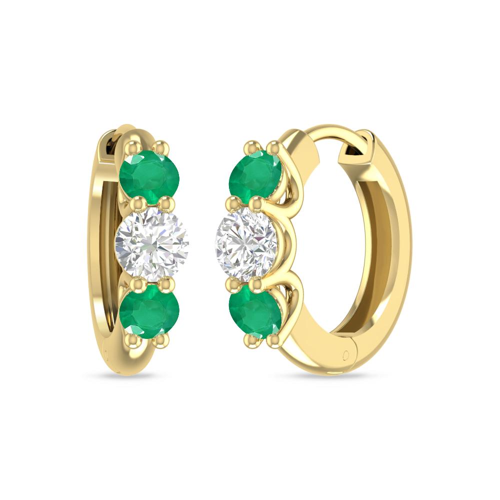 Yellow Gold - Emerald
