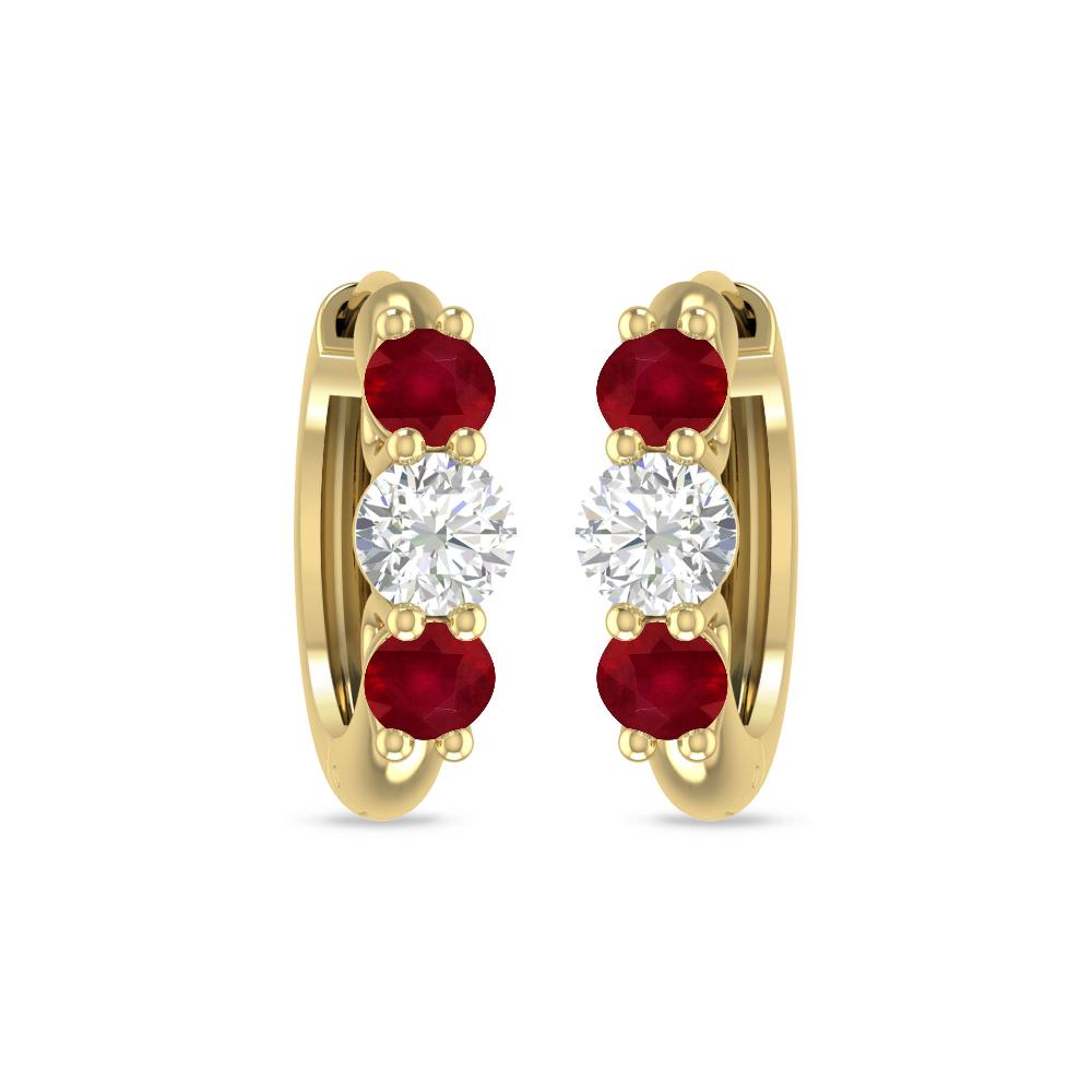 Yellow Gold - Ruby