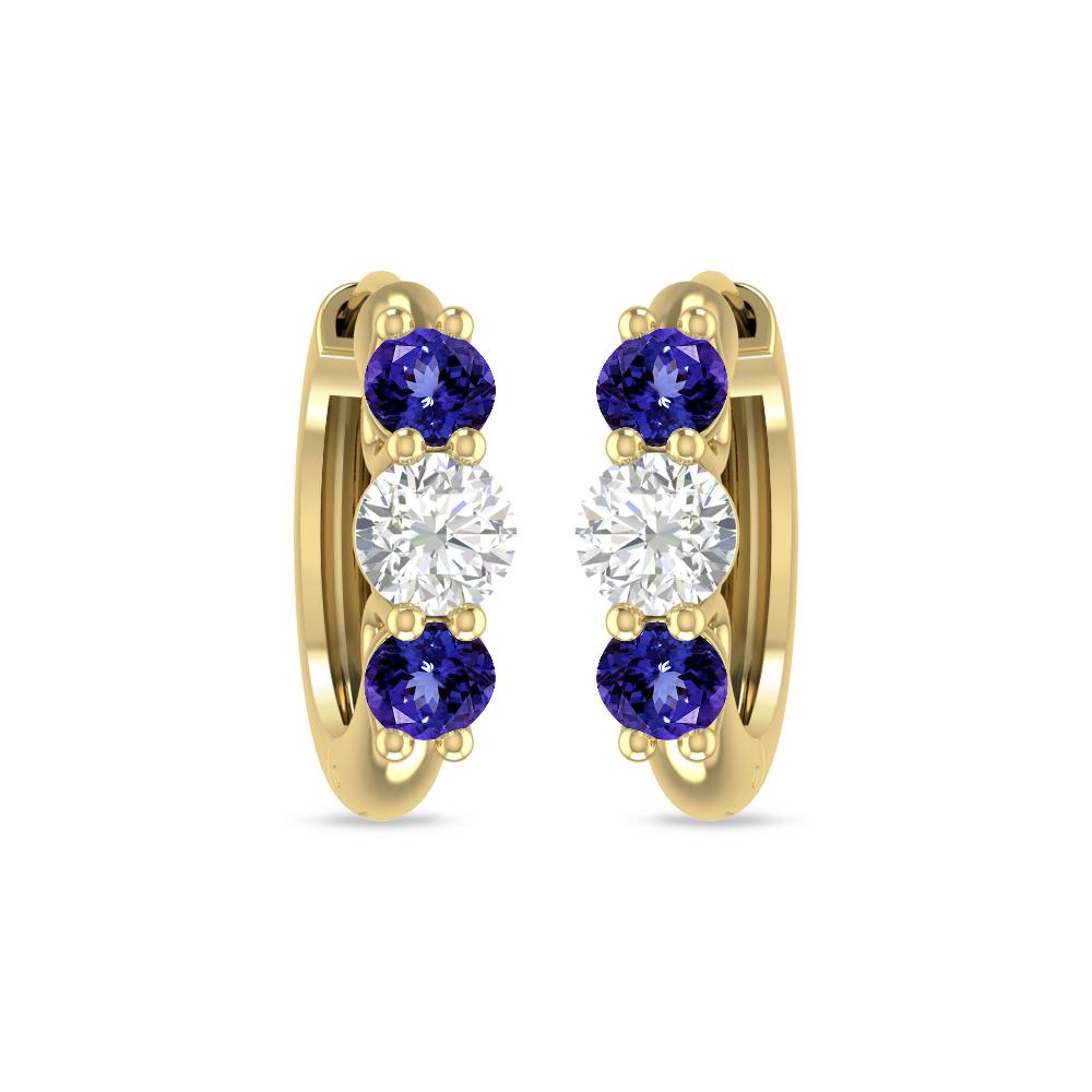 Yellow Gold - Tanzanite
