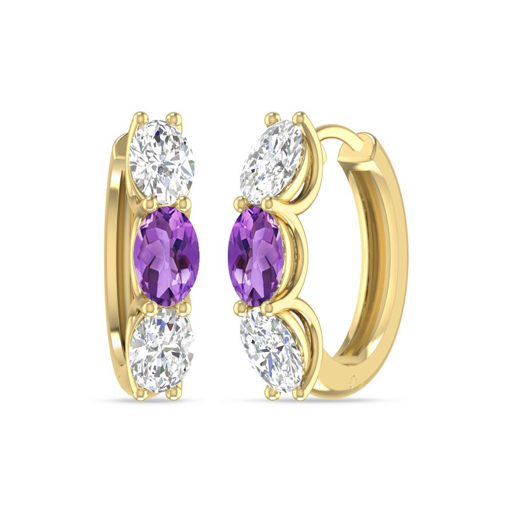 Yellow Gold - Amethyst