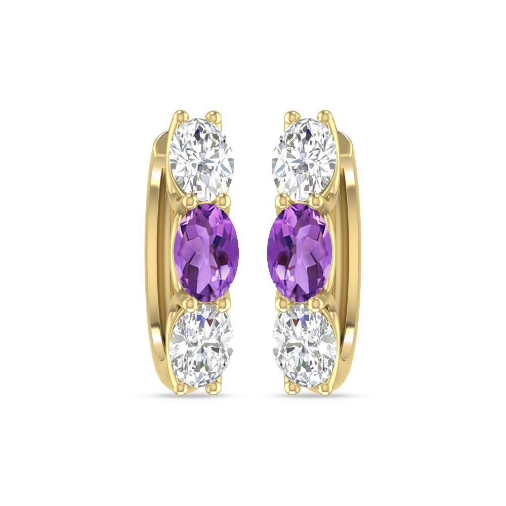 Yellow Gold - Amethyst