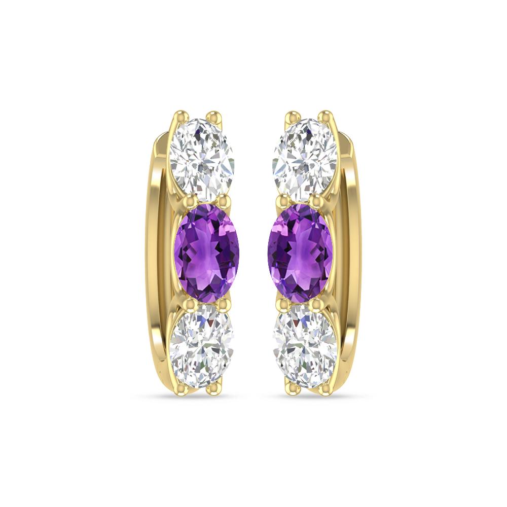 Yellow Gold - Amethyst