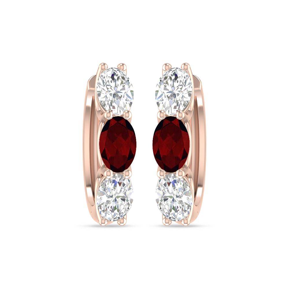 Rose Gold - Garnet