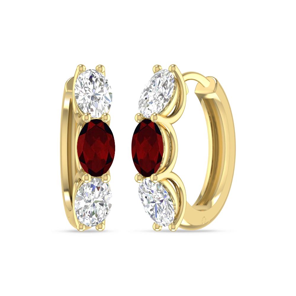 Yellow Gold - Garnet