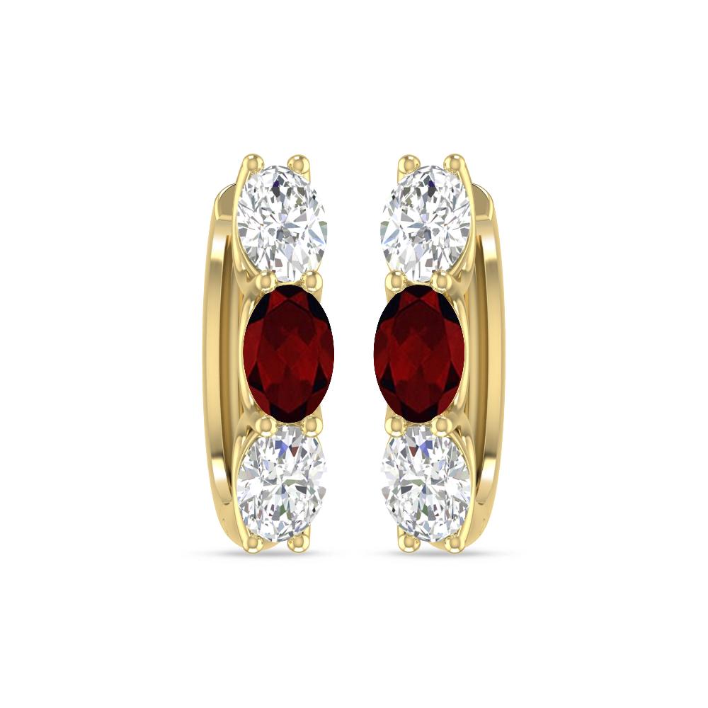 Yellow Gold - Garnet