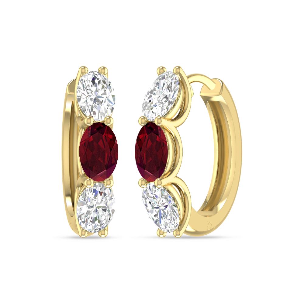 Yellow Gold - Garnet