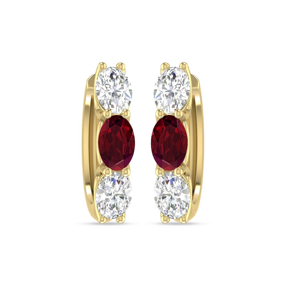 Yellow Gold - Garnet