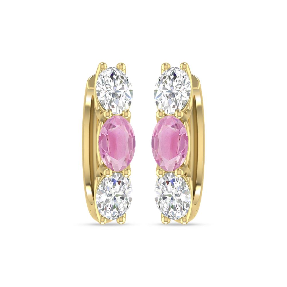 Yellow Gold - Pink Tourmaline