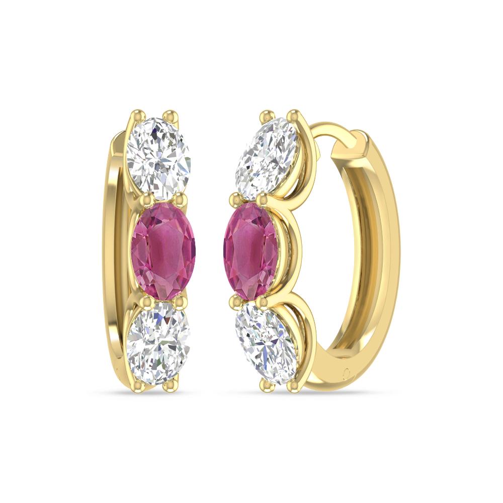 Yellow Gold - Pink Tourmaline
