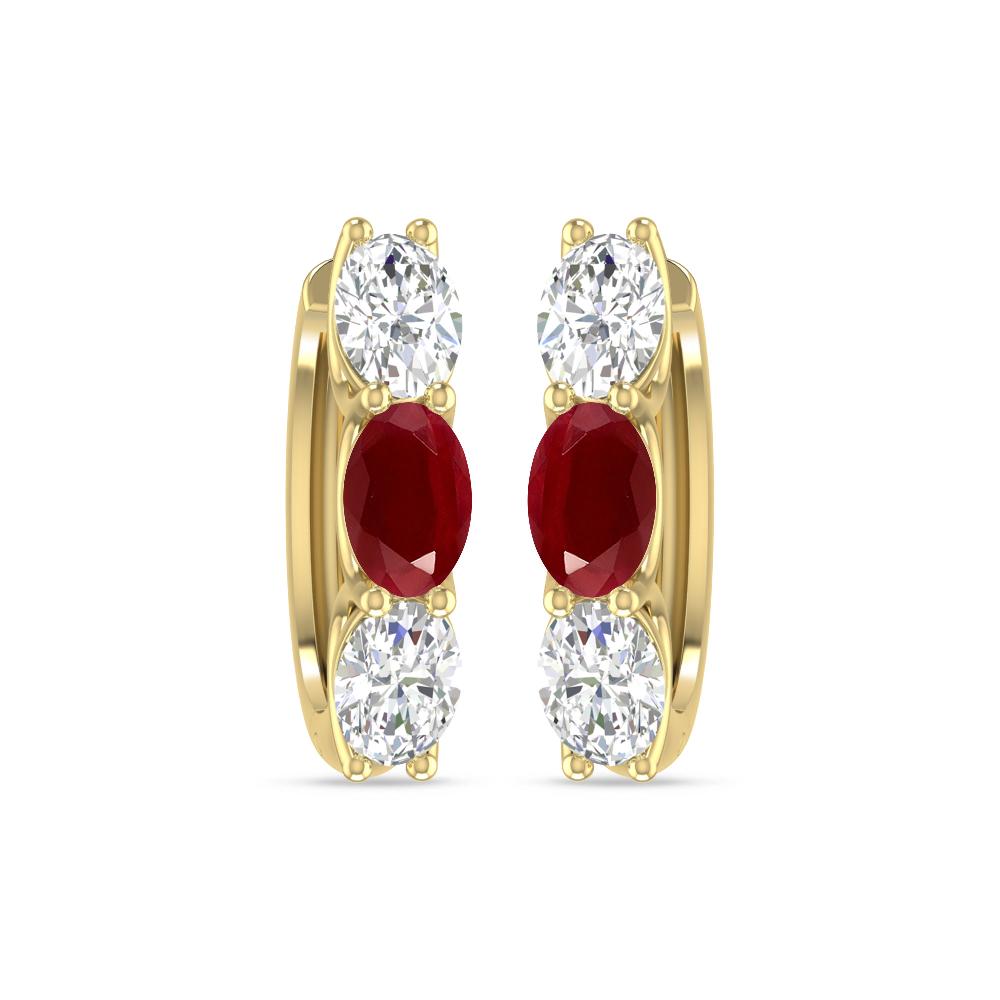 Yellow Gold - Ruby