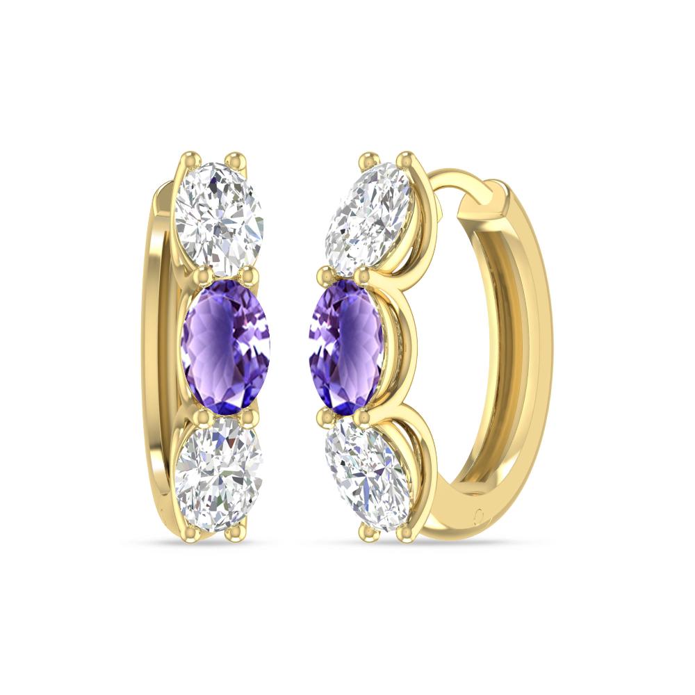 Yellow Gold - Tanzanite
