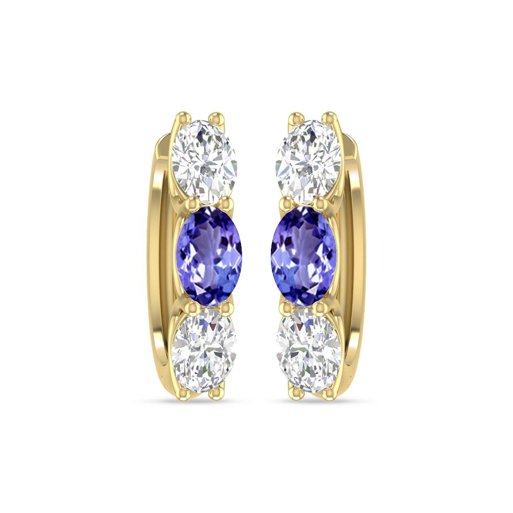 Yellow Gold - Tanzanite