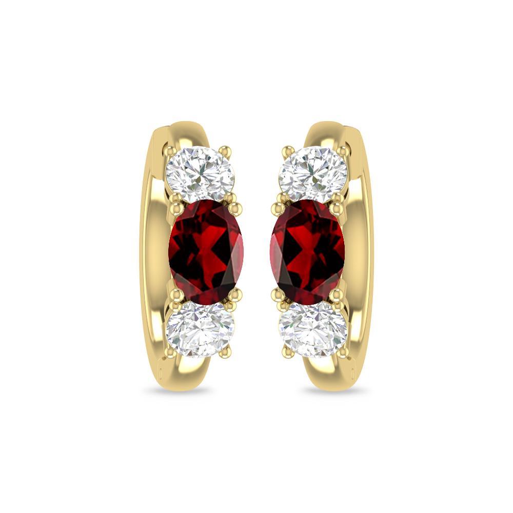 Yellow Gold - Garnet