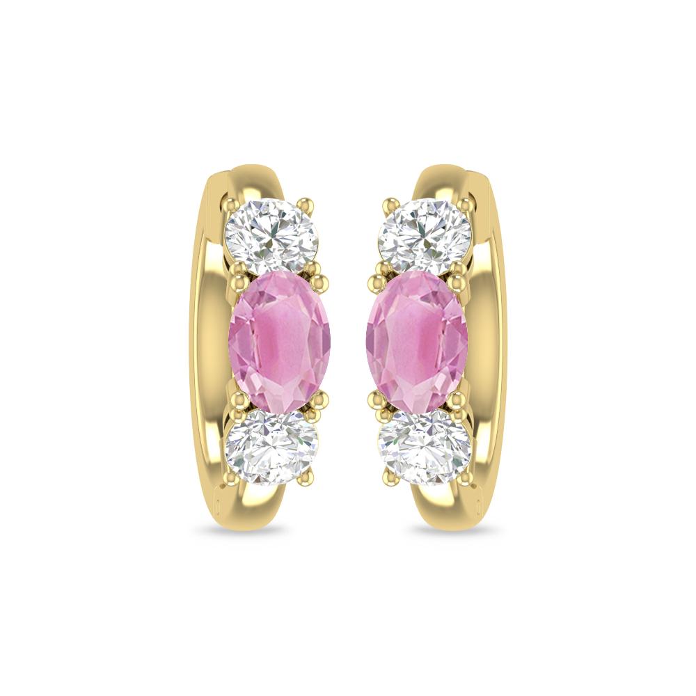 Yellow Gold - Pink Tourmaline