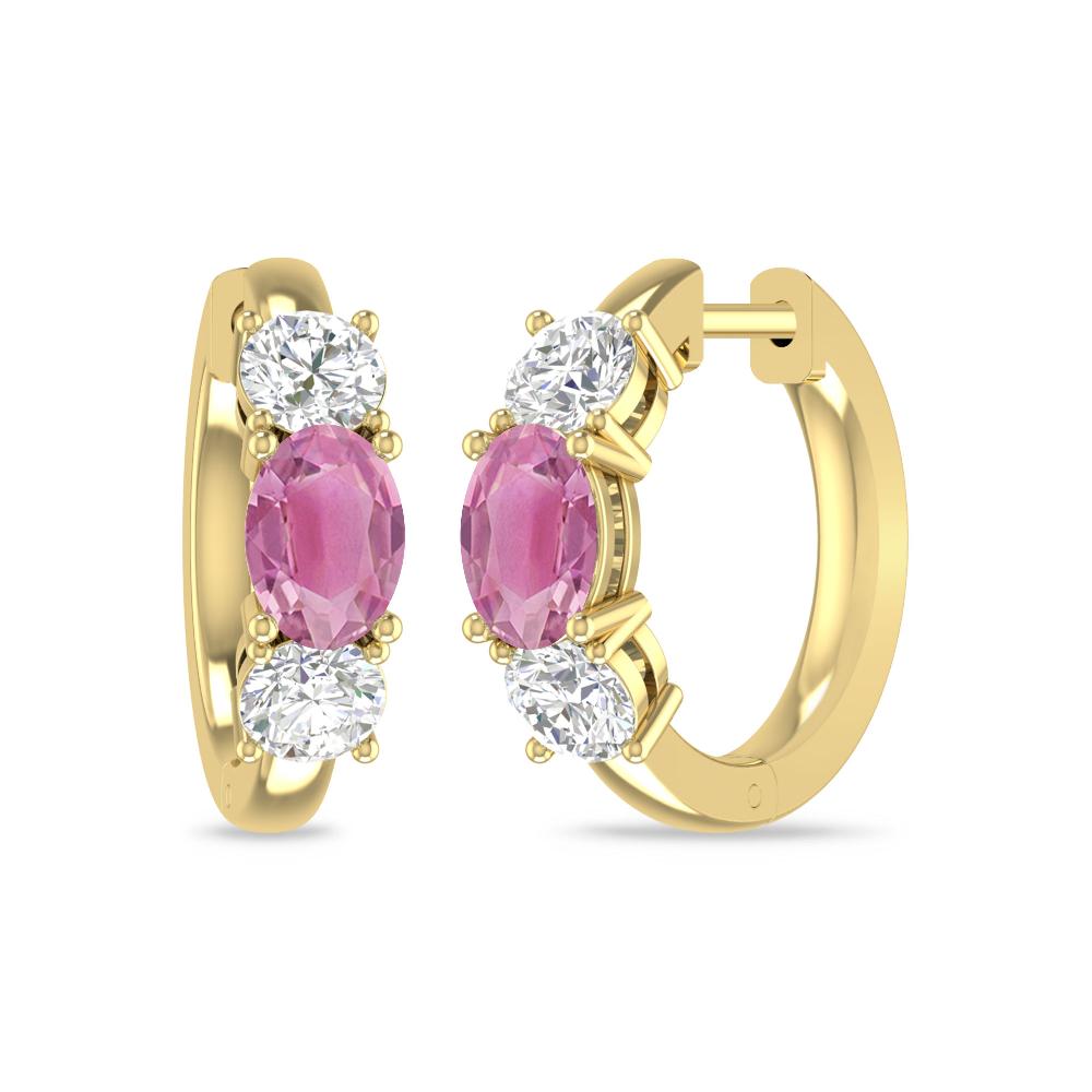 Yellow Gold - Pink Tourmaline