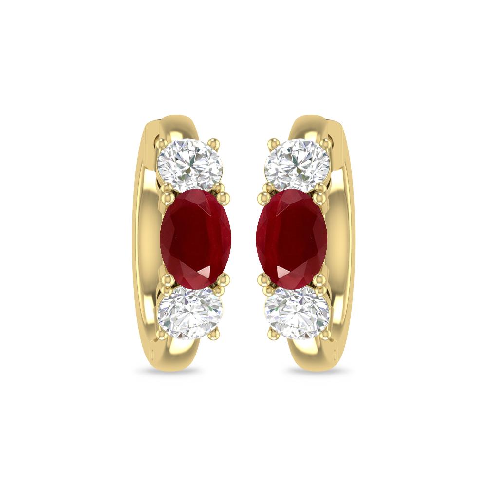 Yellow Gold - Ruby
