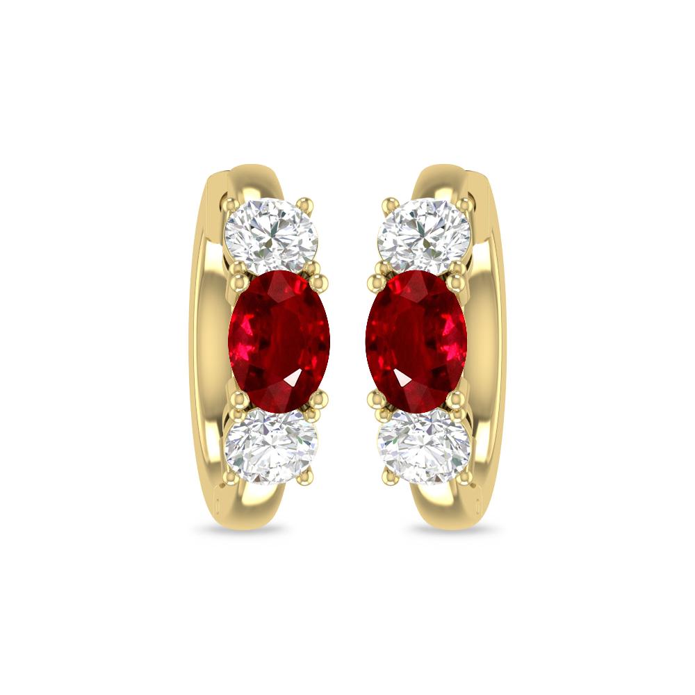 Yellow Gold - Ruby