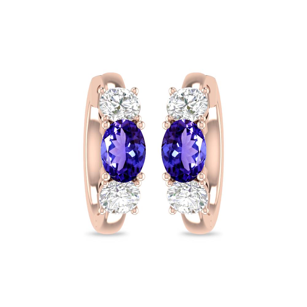 Rose Gold - Tanzanite