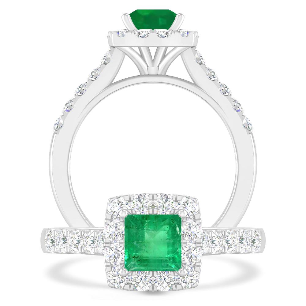 White Gold - Emerald