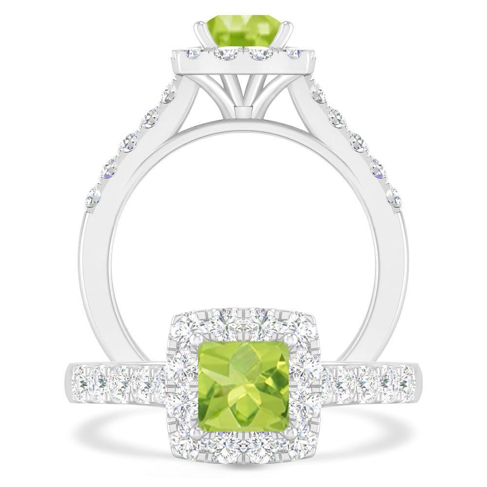 White Gold - Peridot