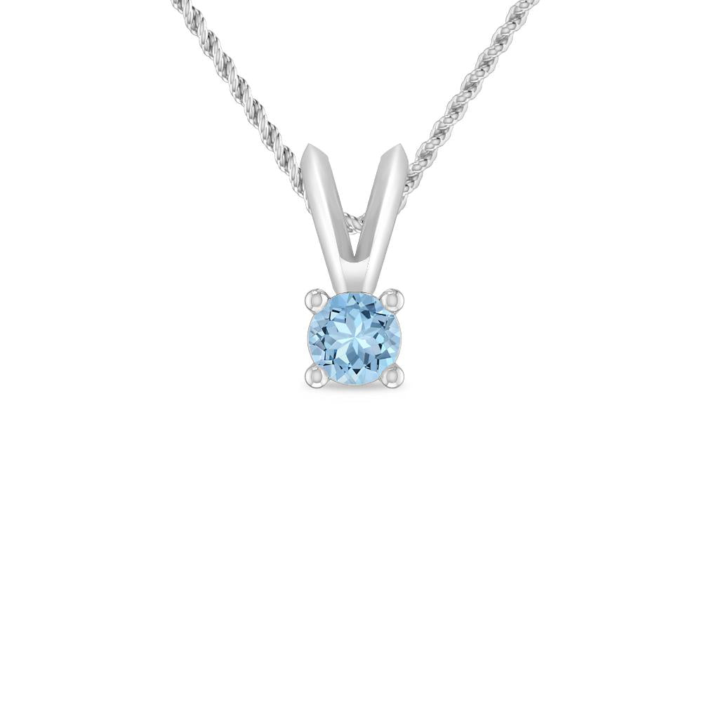 White Gold - Aquamarine