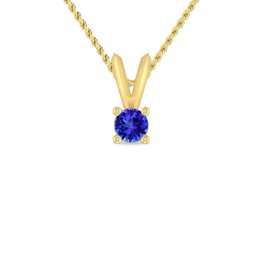 Yellow Gold - Tanzanite