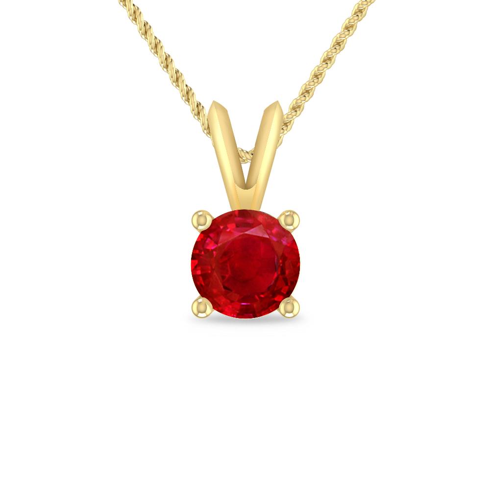 Yellow Gold - Ruby