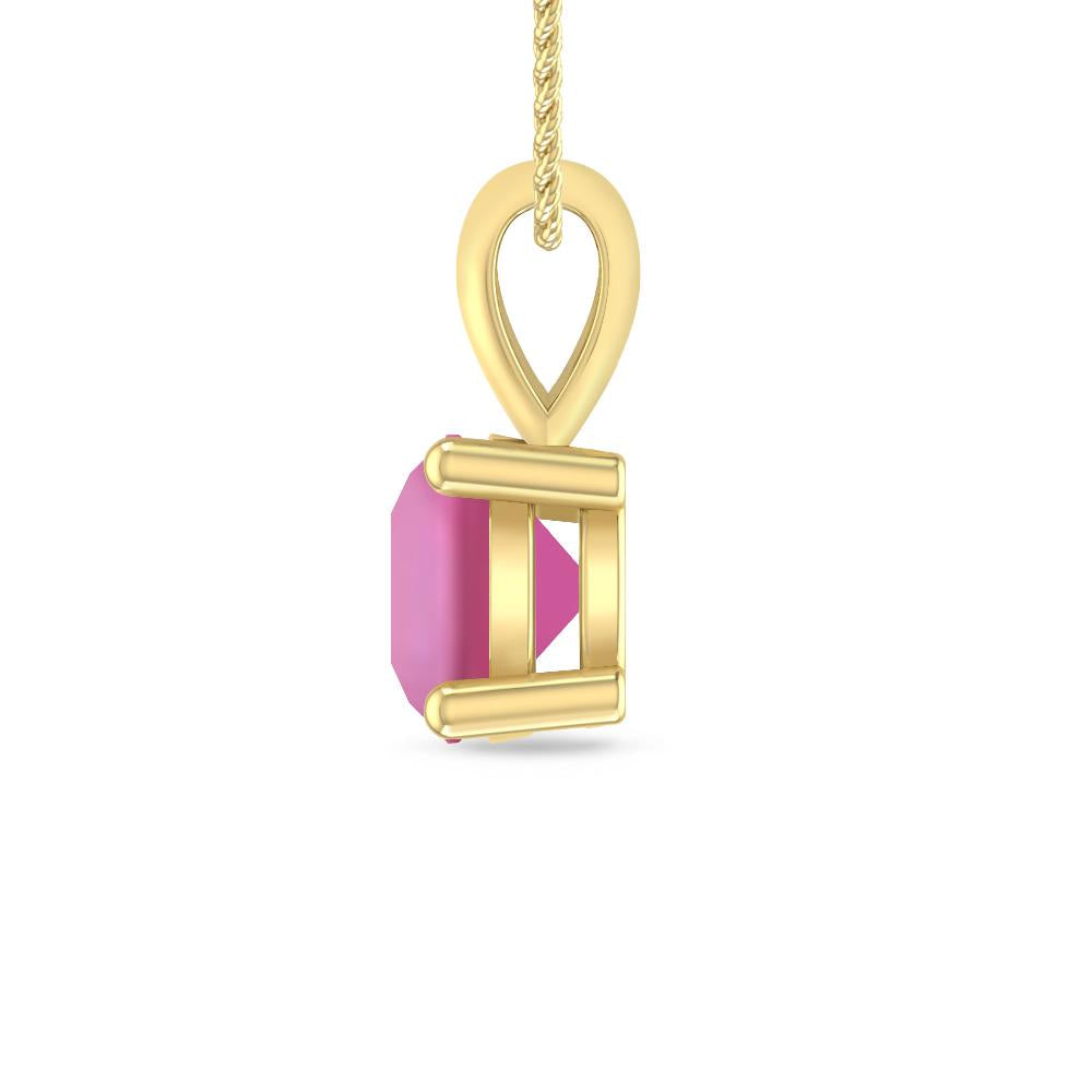 Yellow Gold - Pink Tourmaline