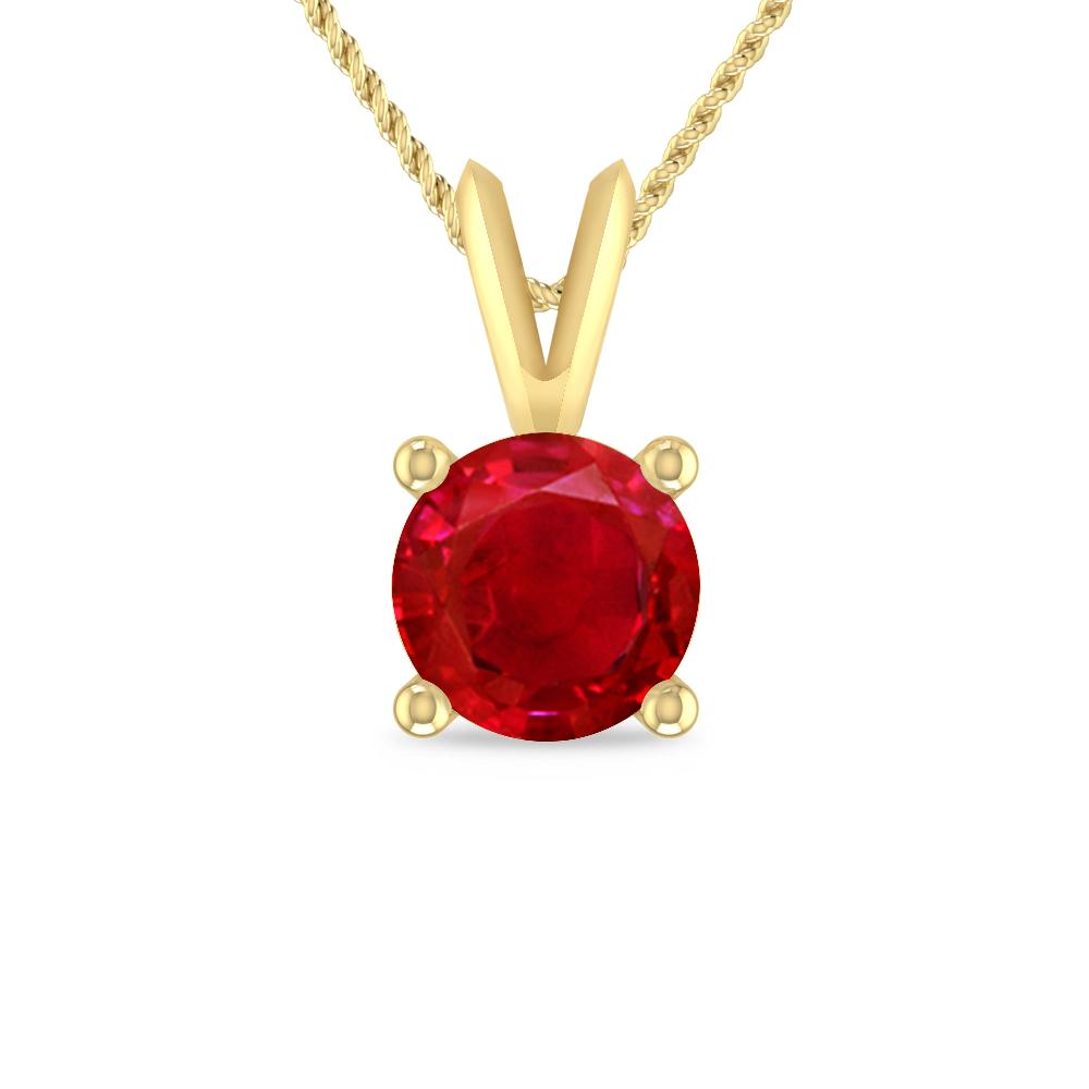 Yellow Gold - Ruby