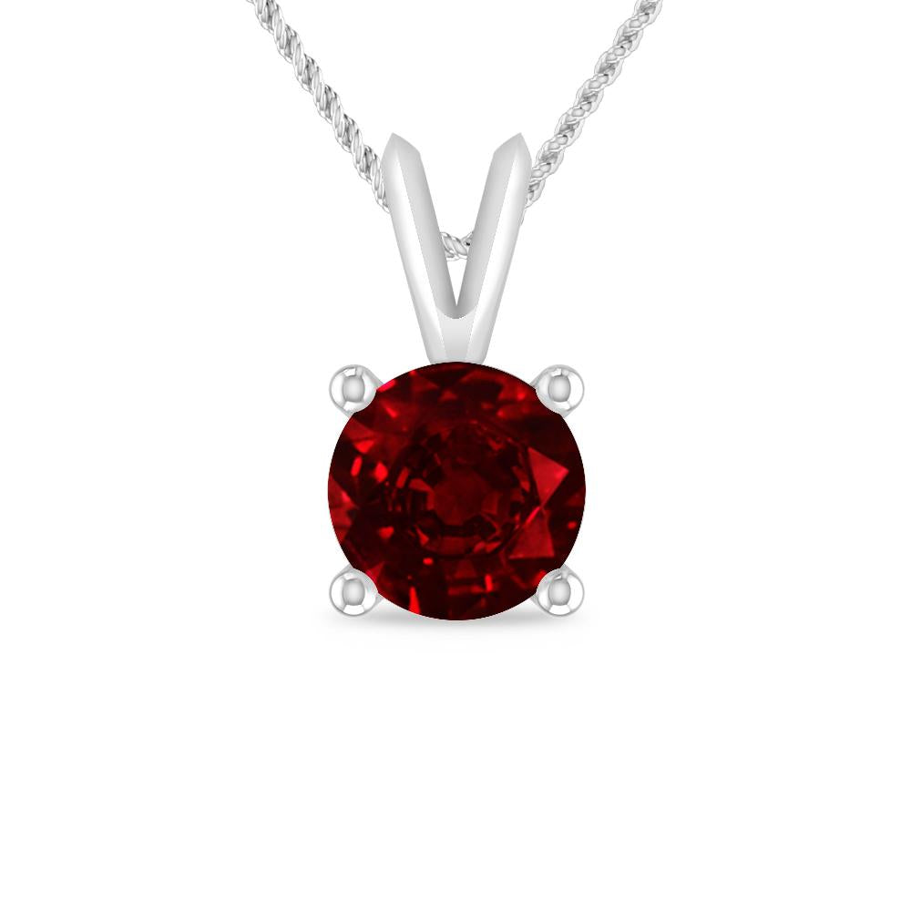 White Gold - Ruby