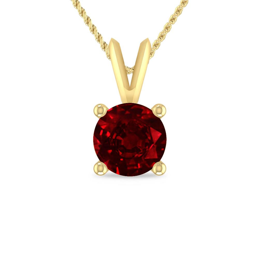 Yellow Gold - Ruby