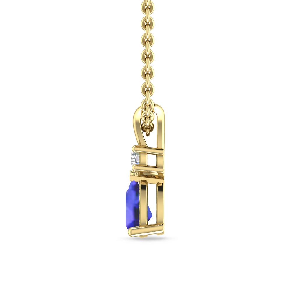 Yellow Gold - Tanzanite